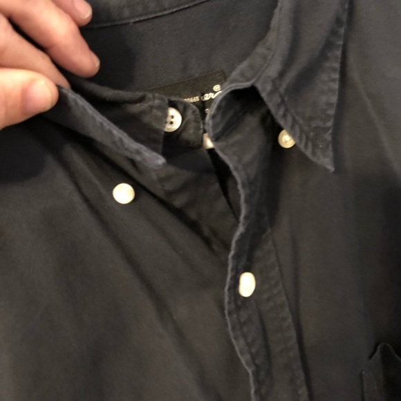 Eddie Bauer Black L/S button down w/ chest pocket - Picture 6 of 7